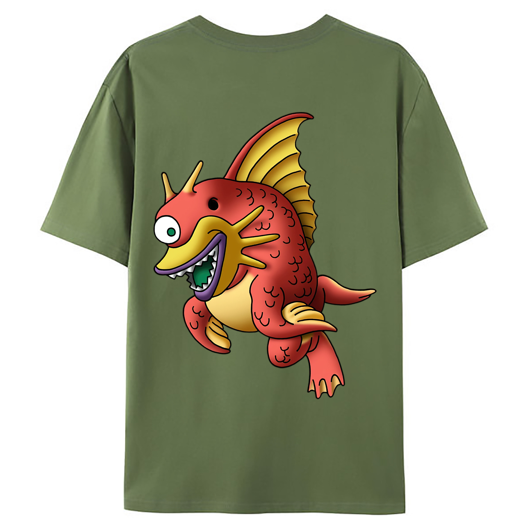 （画像用） ドラゴンクエスト Doragon Kuesuto Dragon Quest 綿100％ メンズ半袖Tシャツ（バックプリント） 通気性